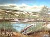 Richard Dixon Original Painting: Hunter from Fort Edmonton 1820s