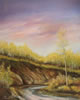 Richard Dixon Original Painting: Mill Creek Autumn